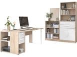 Büromöbel-Set PARISOT 'Start Up' weiß Japanische Eiche