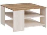 FORTE Couchtisch Oak Square Beige