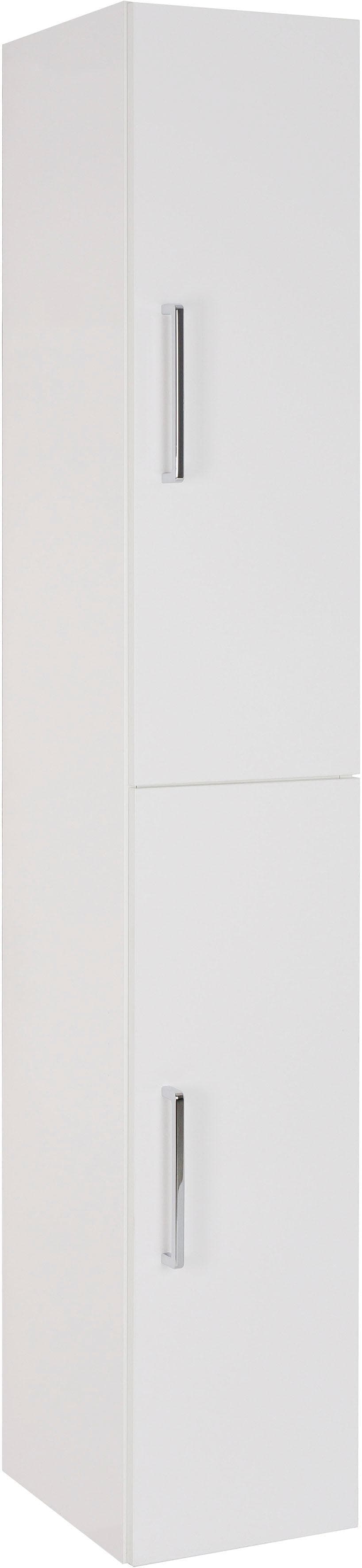 OPTIFIT Hochschrank Ava Weiß Glänzend mit Soft-Close