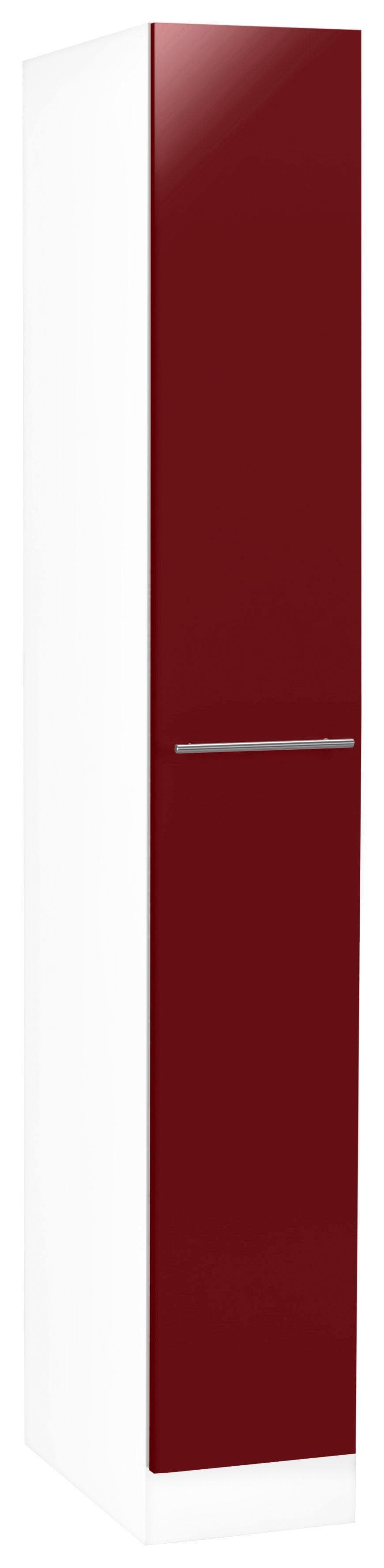 Wiho Küchen Apothekerschrank Flexi2 Rot Weiß