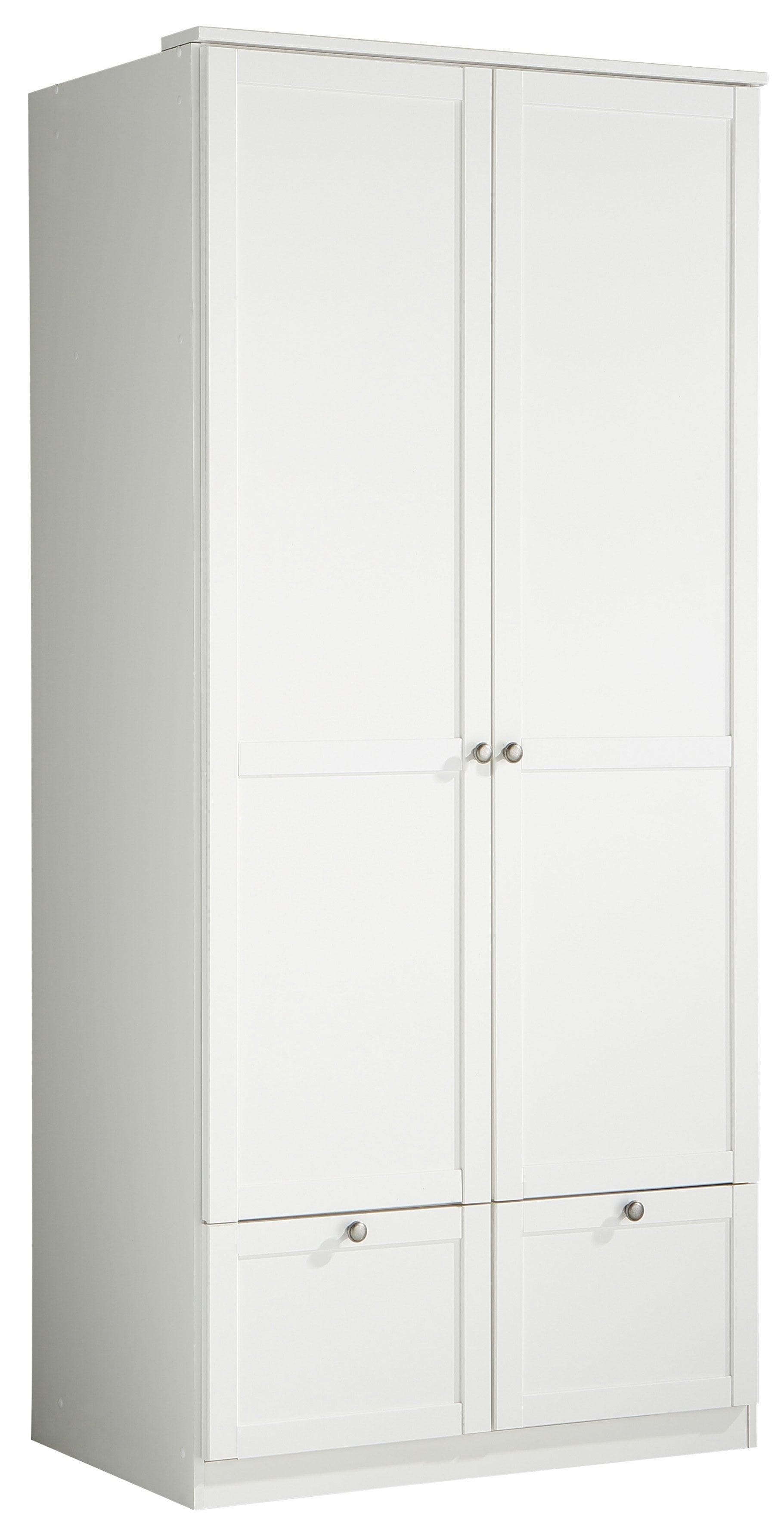 WIMEX Filou Kleiderschrank Weiß mit Soft-Close