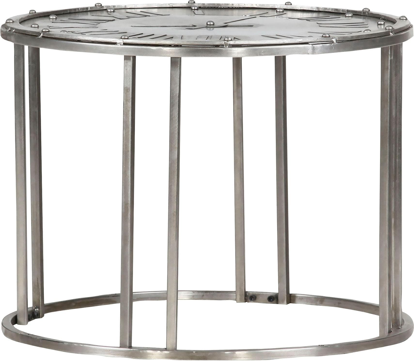 Beistelltisch GUTMANN FACTORY "Cheesy" Silber Metall