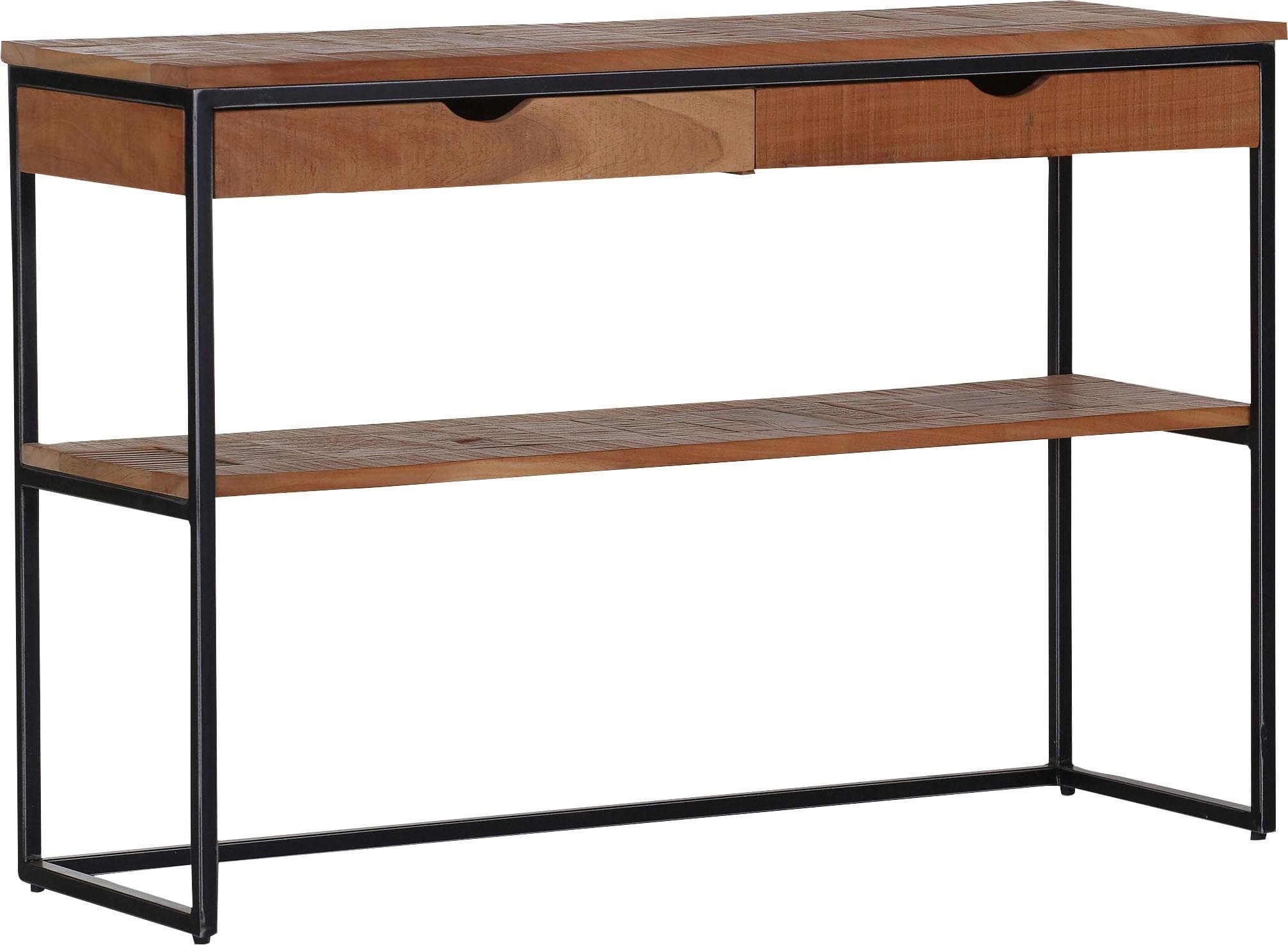 GUTMANN FACTORY Konsole Jagger Beige Natur Holz Metall