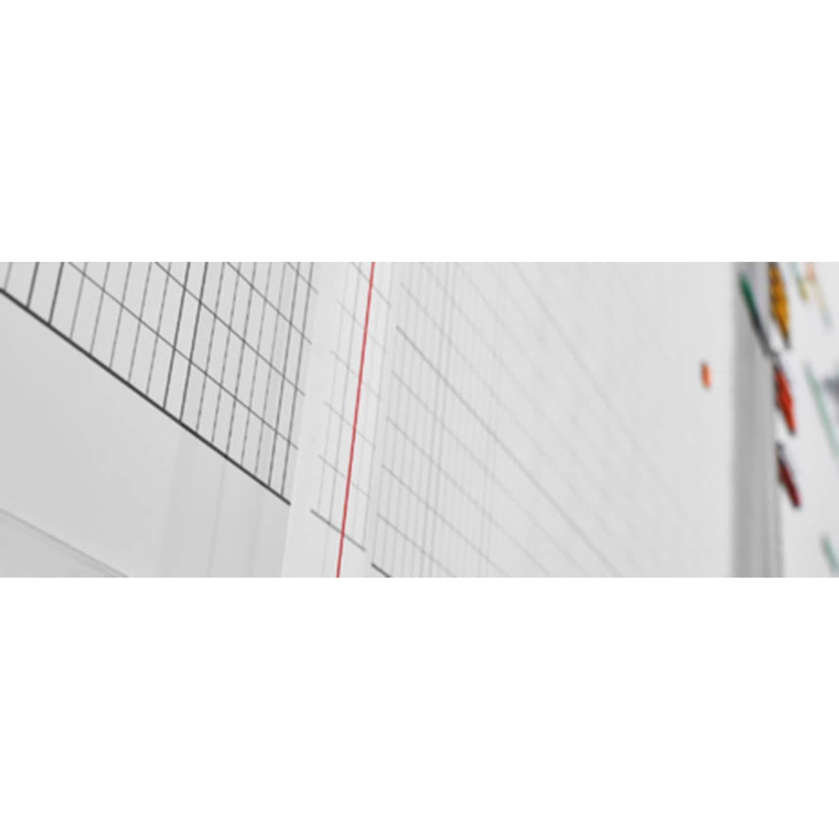 Magnetoplan Aktivitäten- und Urlaubsplaner 7-Tage 80 Mitarbeiter