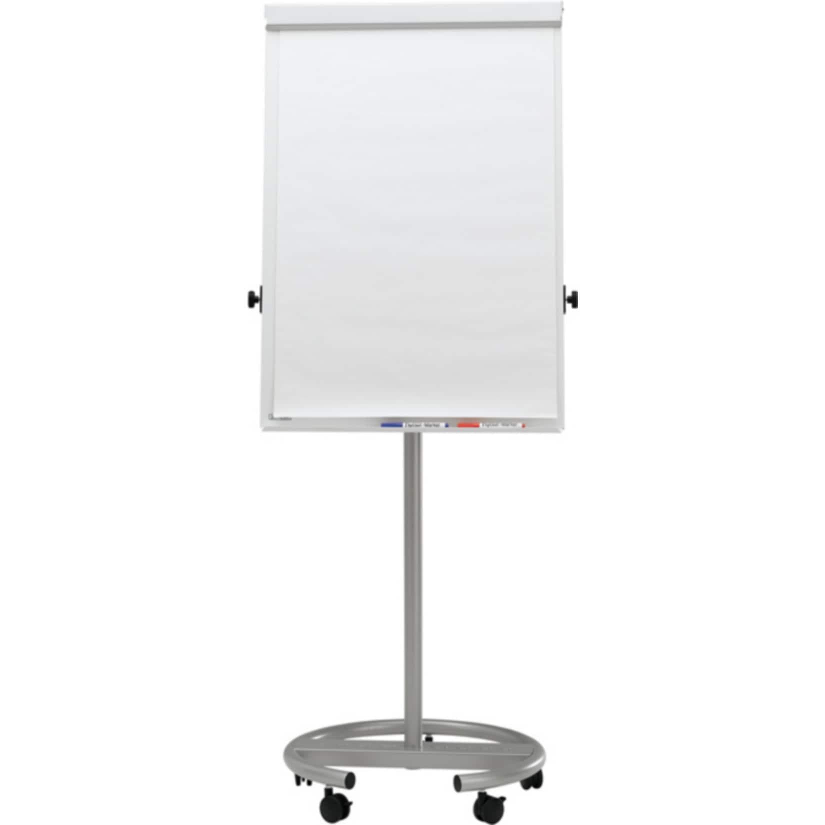 Maul Magnettafel Office Flipchart mit Rollen - Pulverbeschichtetes Metall