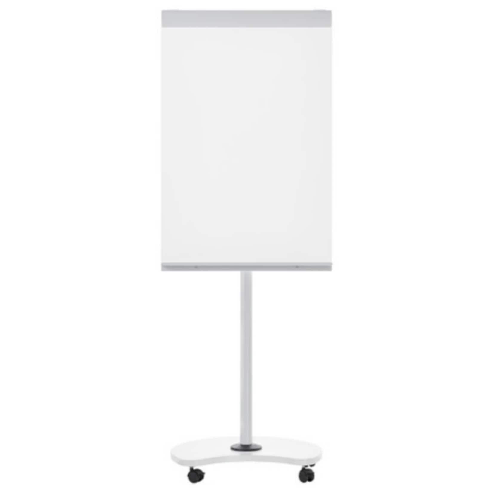 Magnetoplan Flipchart Junior Plus Mobil Weiß/Grau mit Seitenarmen
