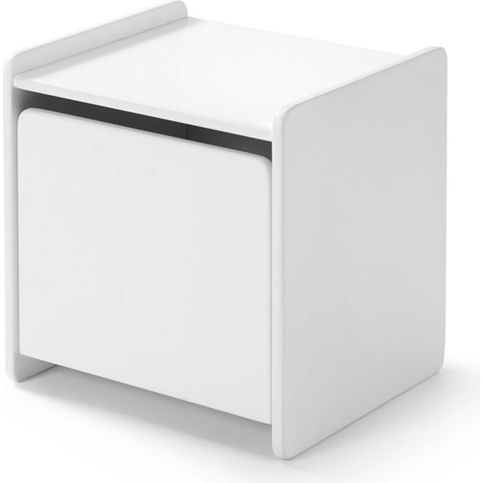 Vipack Nachtkonsole Kiddy Weiß 1 Tür