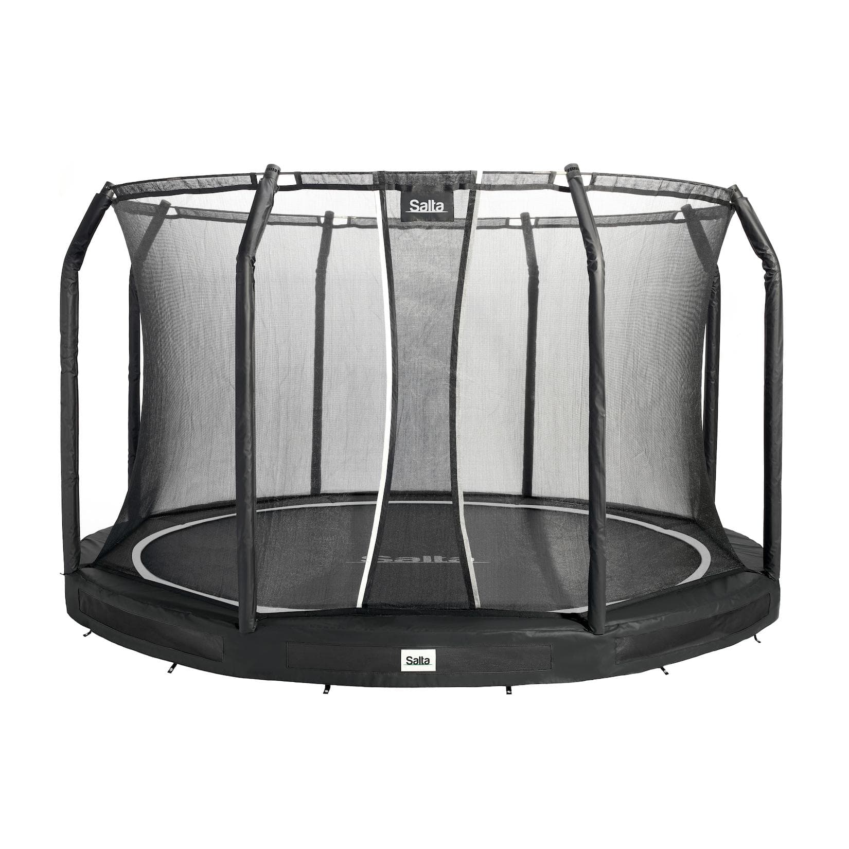 SALTA Premium Ground Trampolin ca. 396 cm Rund Schwarz