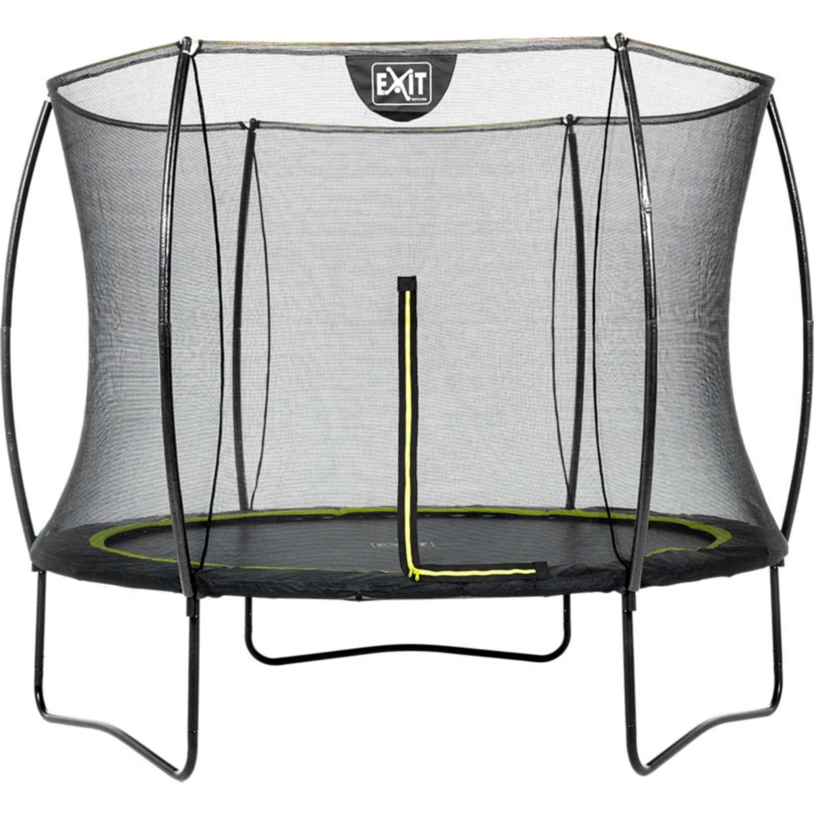EXIT Silhouette Trampolin 427cm mit Sicherheitsnetz Schwarz