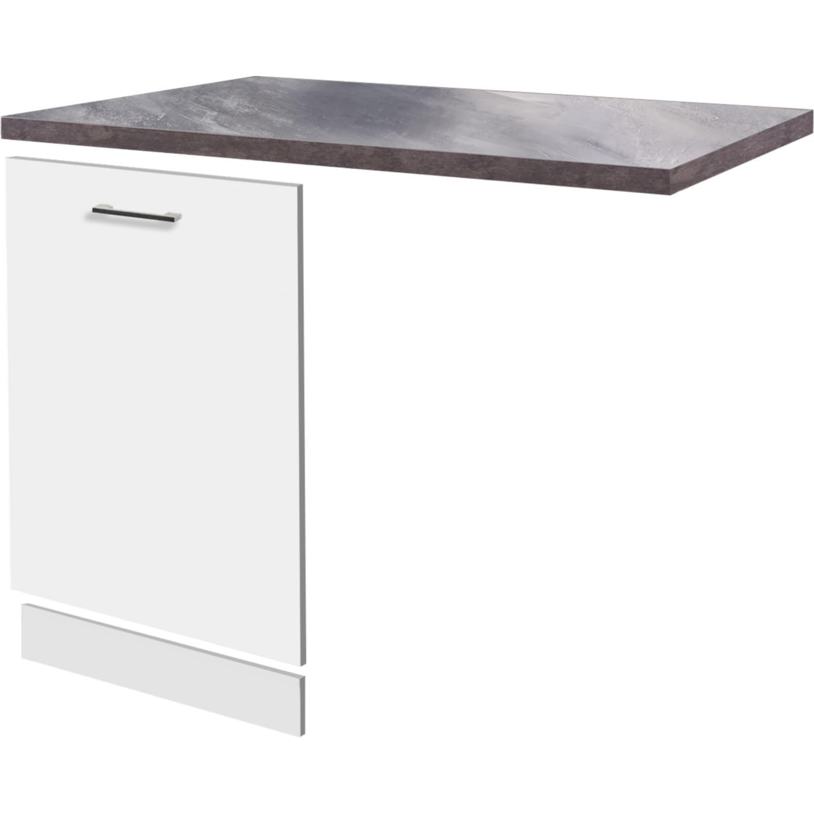 Flex-Well Geschirrspüler-Paket Lucca Weiß für vollintegrierten Geschirrspüler