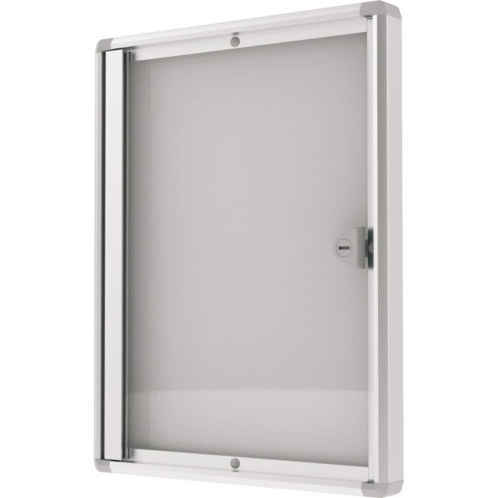 Maul Schaukasten MAULextraslim Silber - 8x A4 Wandtafel