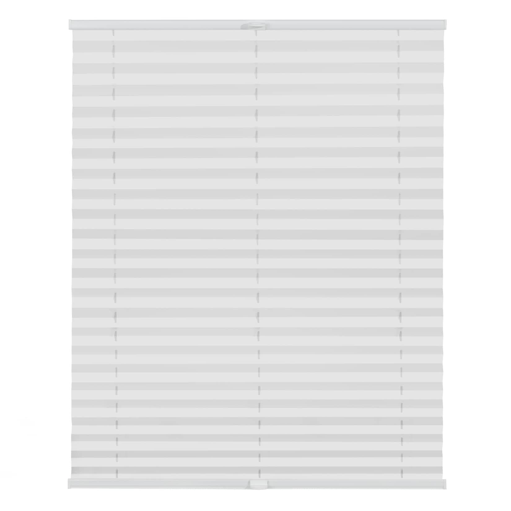 Lichtblick Plissee Klemmfix ohne Bohren verspannt blickdicht Weiß