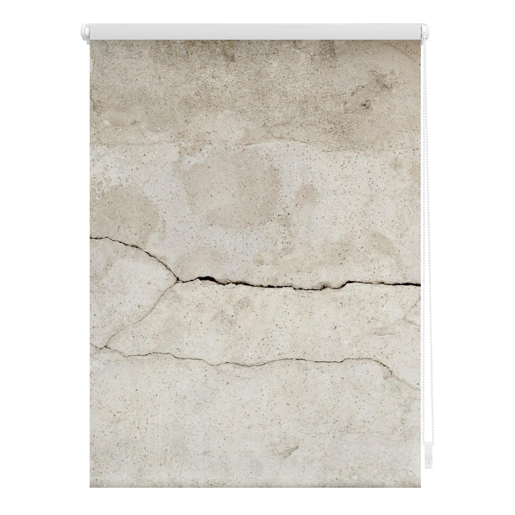 LICHTBLICK Seitenzugrollo Klemmfix Beton-Motiv Grau