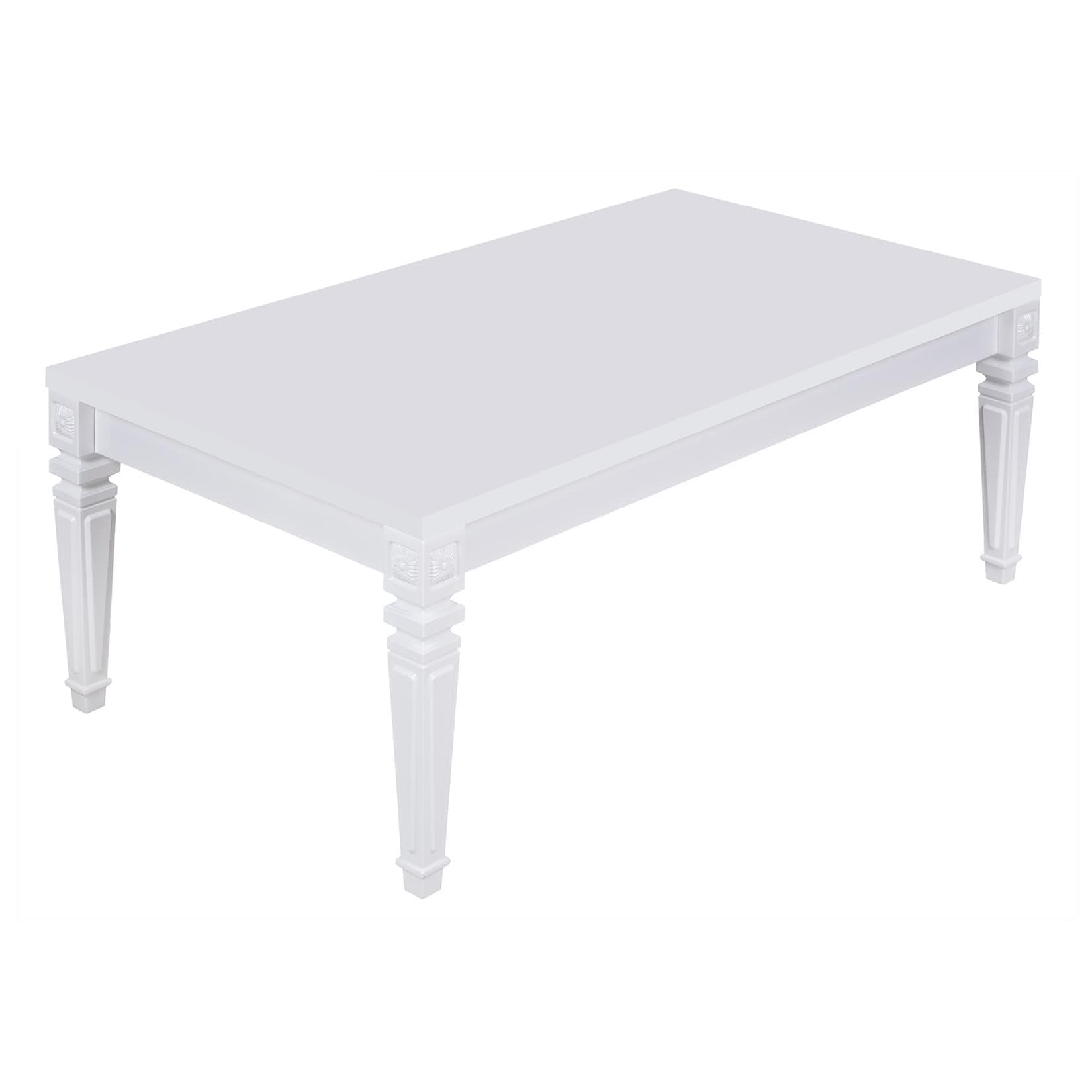 Rechteckiger Couchtisch aus Holz für das Wohnzimmer