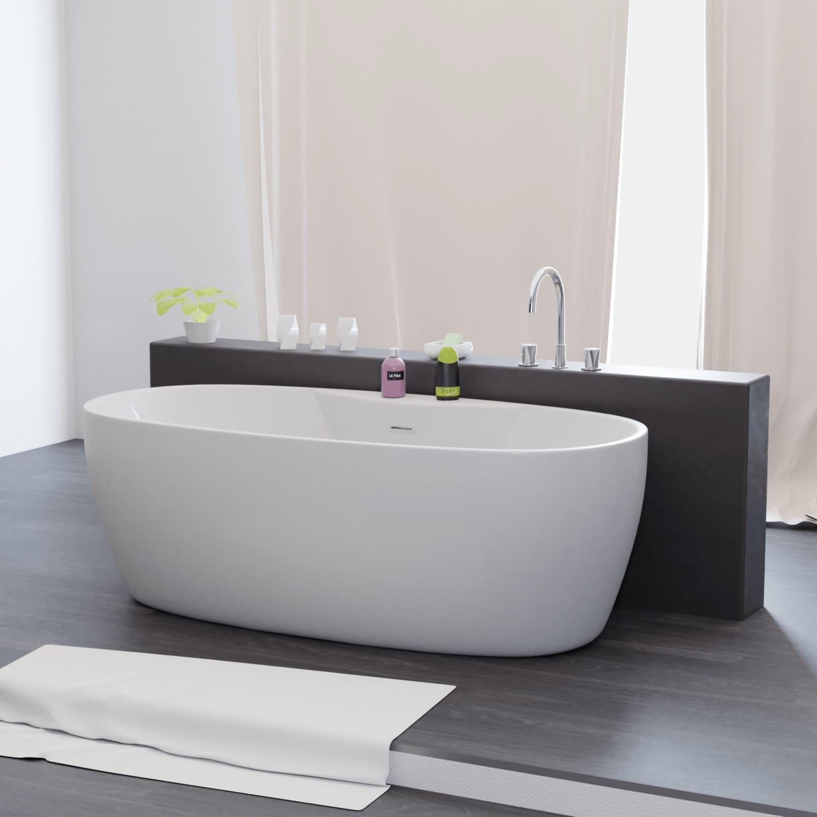 TroniTechnik® Freistehende Badewanne ANAFI