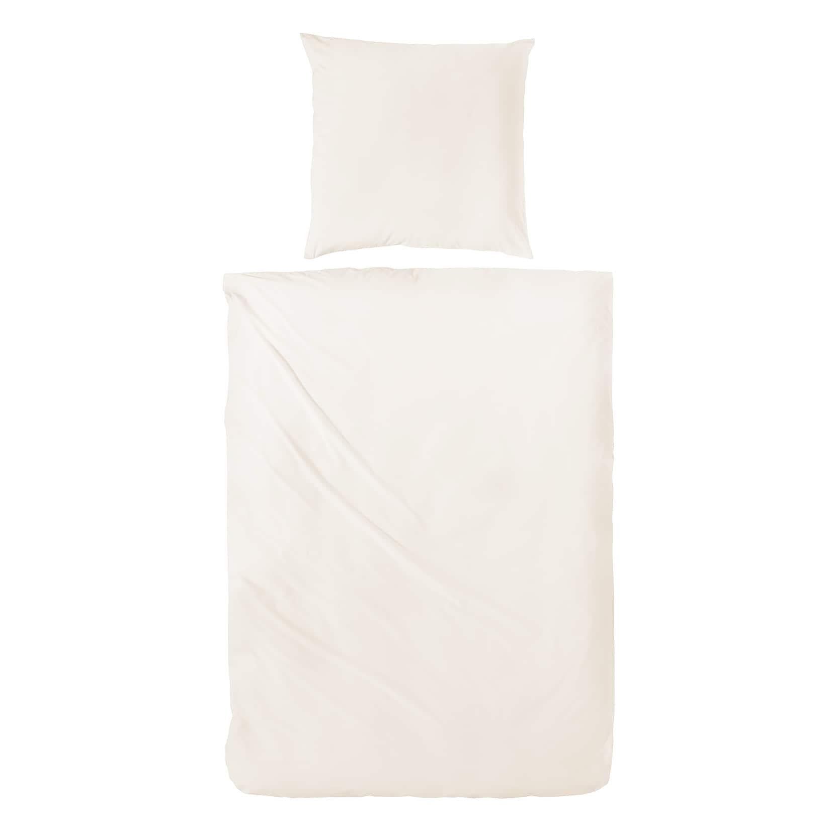 Primera Luxus-Satin Bettwäsche Set Champagner 155x220 cm