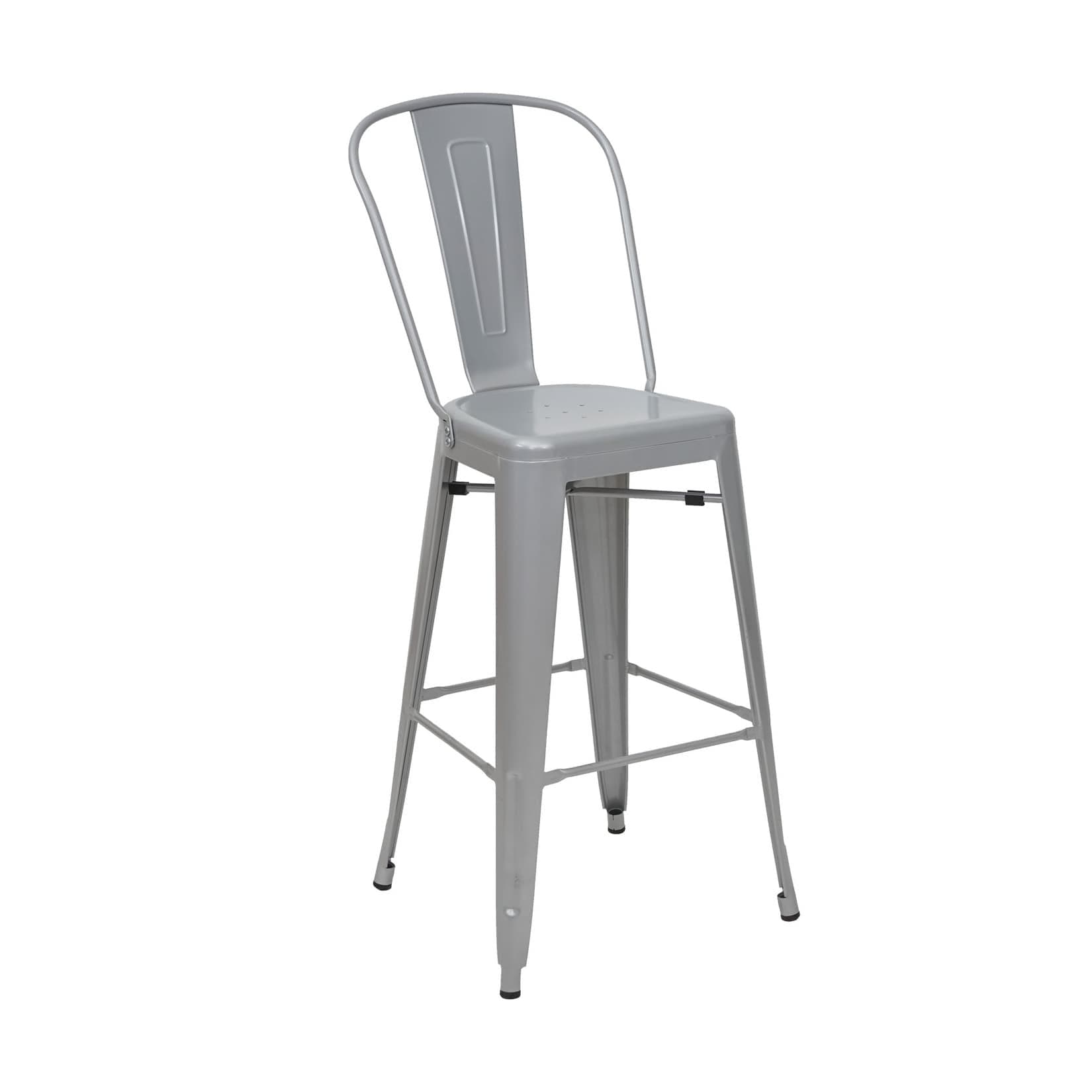 Stabiler Barhocker mit Querstreben - Belastbar bis 120 kg