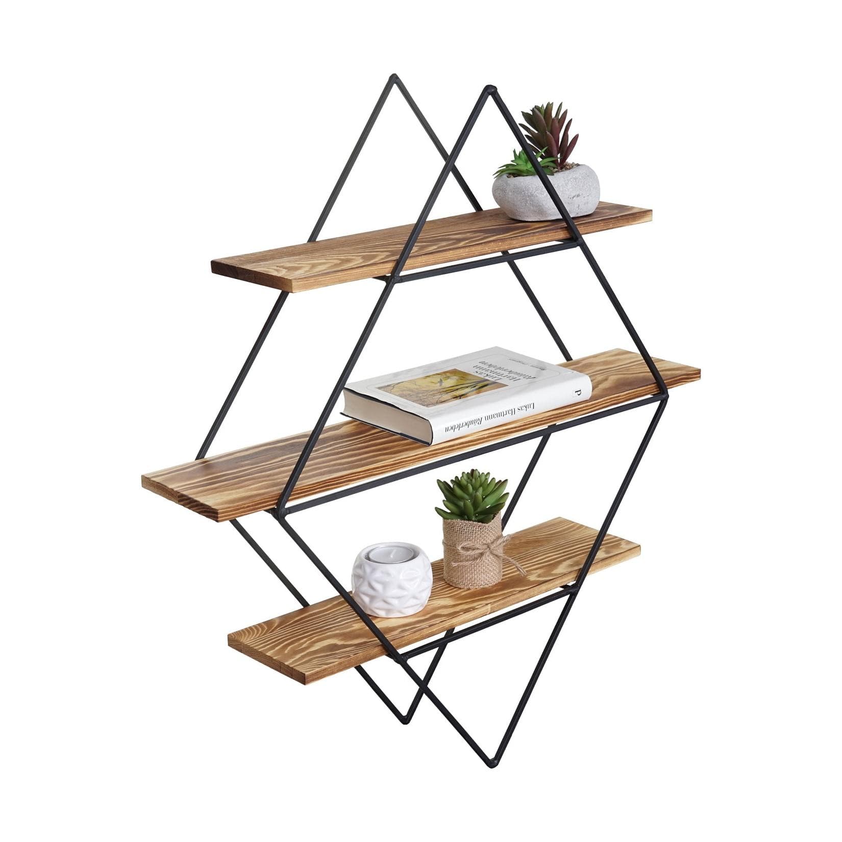 Industrielles Wandregal - Fertig Montiert