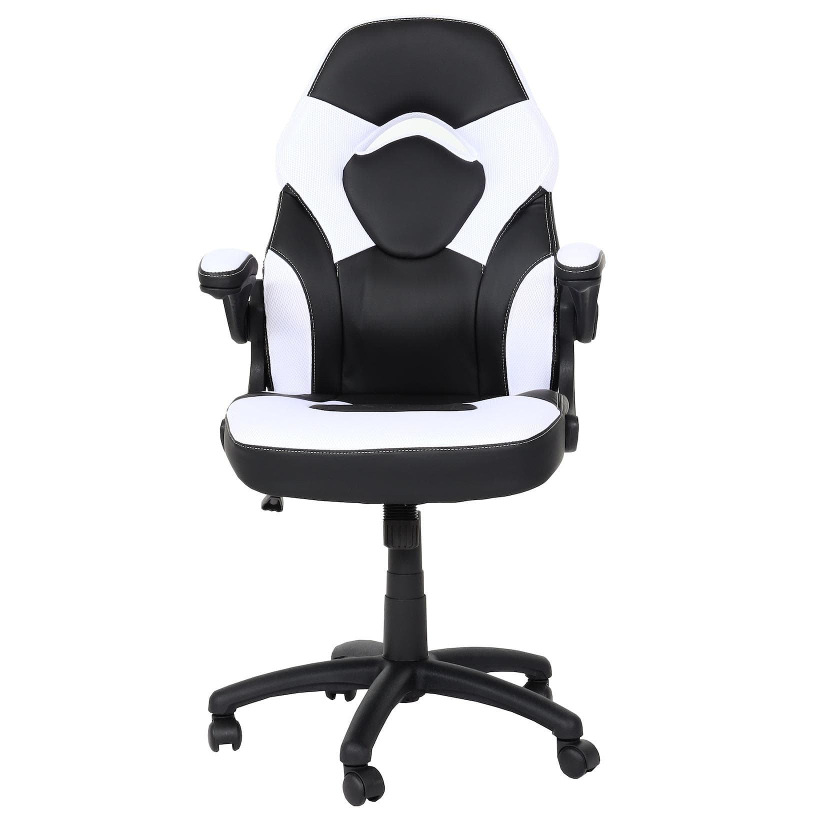 MCW Bürostuhl MCW-K13 Gamingstuhl Schwarz-Weiss Ergonomisch