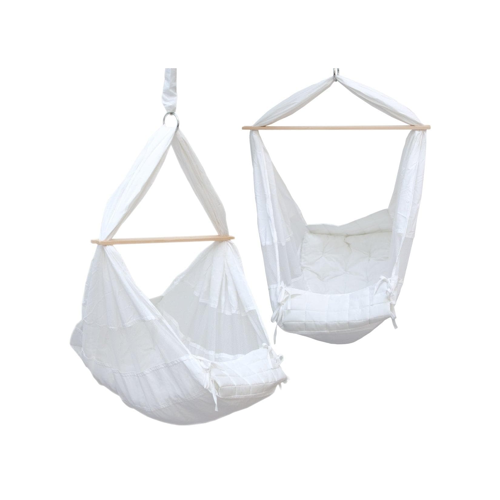 DuneDesign Babywippe Feder-Wiege Baumwolle