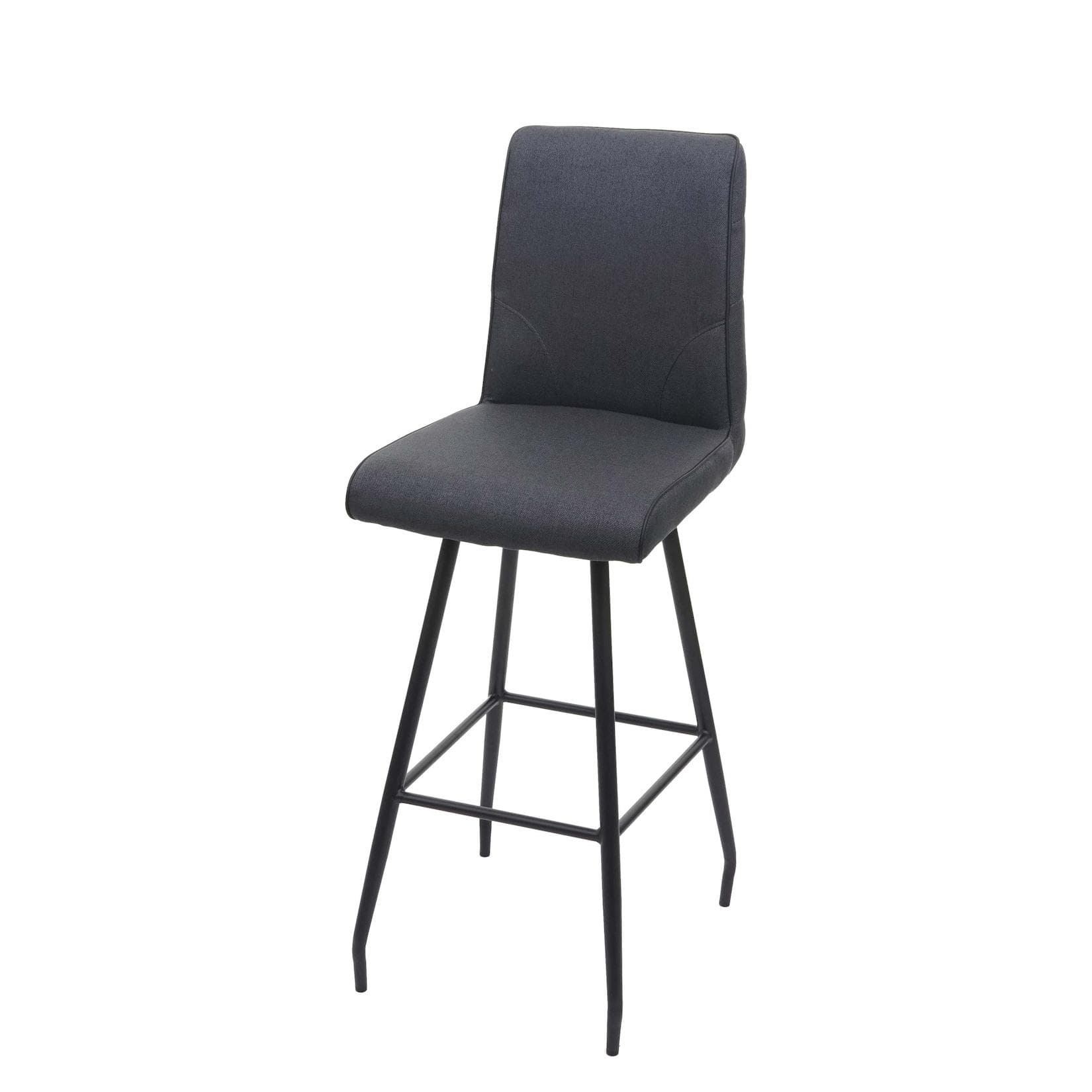MCW Barhocker MCW-H72 Dunkelgrau mit Fußablage