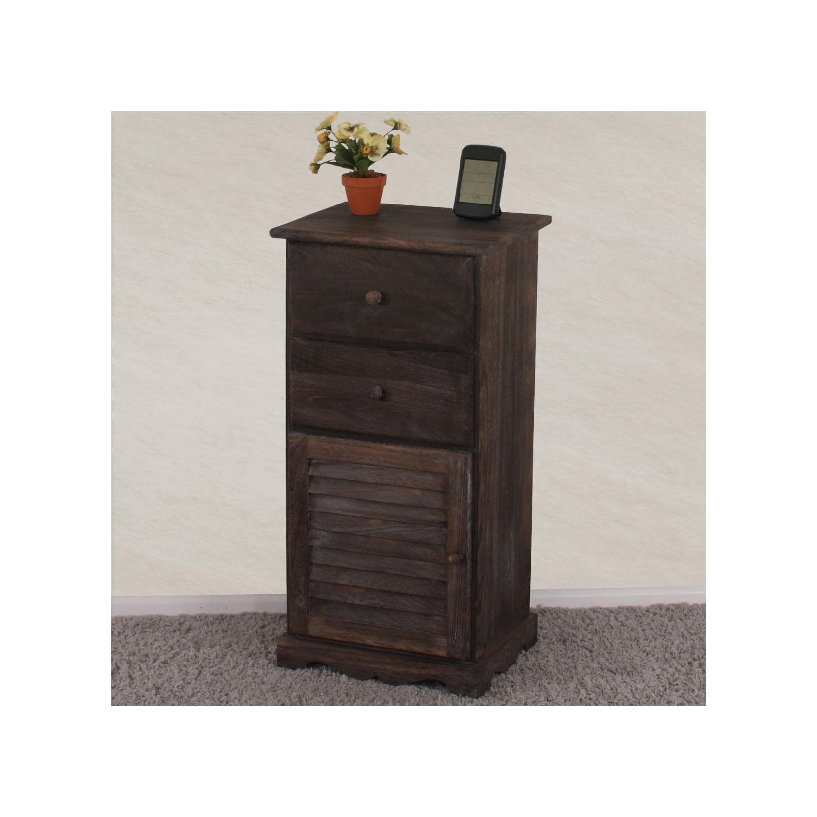 Geräumige Kommode mit 2 stabilen Schubladen