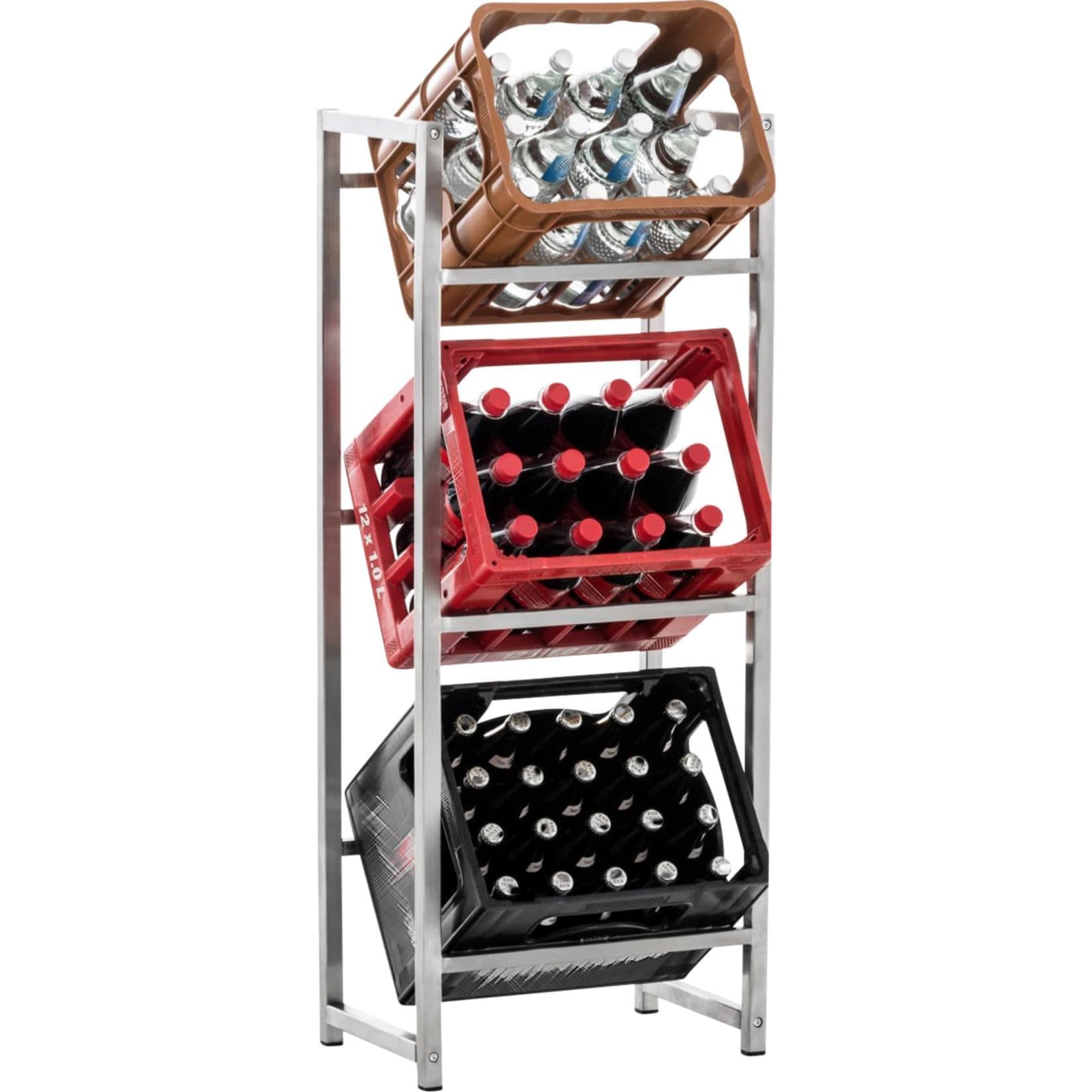 Platzsparender & Robuster Getränkekisten-Ständer