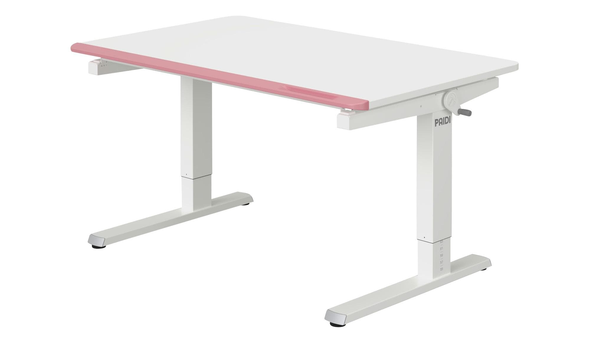 PAIDI Schreibtisch Teenio Weiß Höhenverstellbar