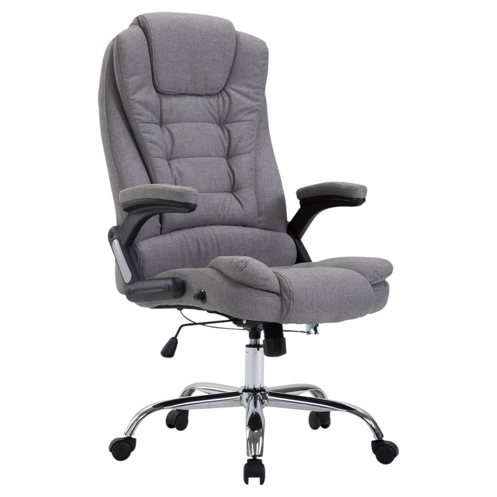 CLP Schreibtischstuhl Thor Stoff Grau Höhenverstellbar