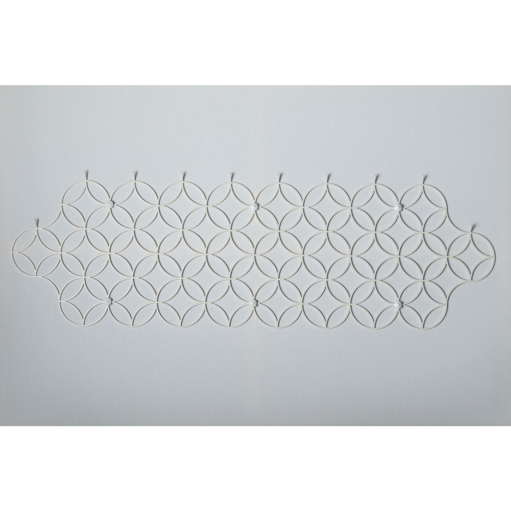 Design-Wandgarderobe mit 10 Haken - Metall