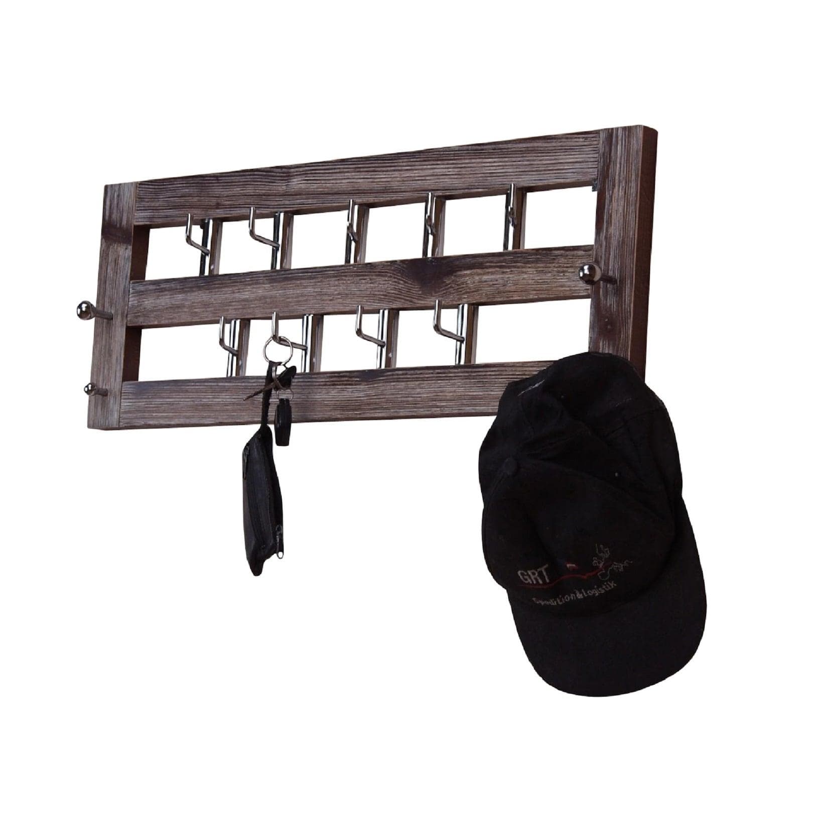 möbel direkt online Wandgarderobe Brigitte Massivholz Braun