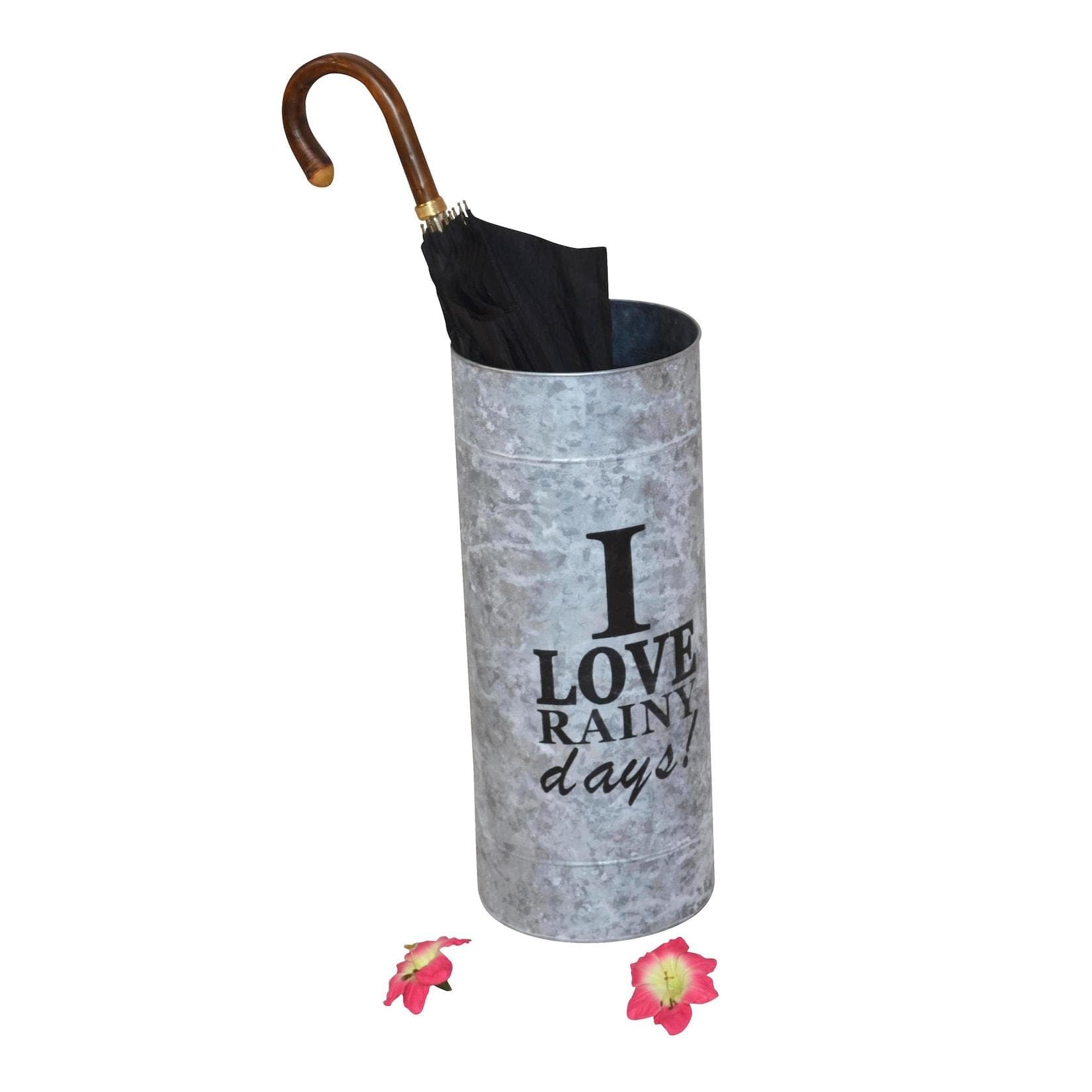 HOFMANN LIVING AND MORE Schirmständer: Dekorativ & Robust aus Verzinktem Blech