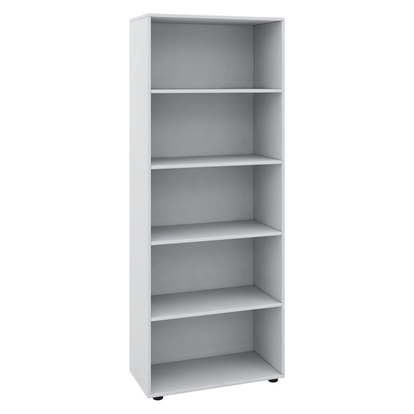 VCM Holz-Regal Vandol Weiß 5 Fächer Schuhregal