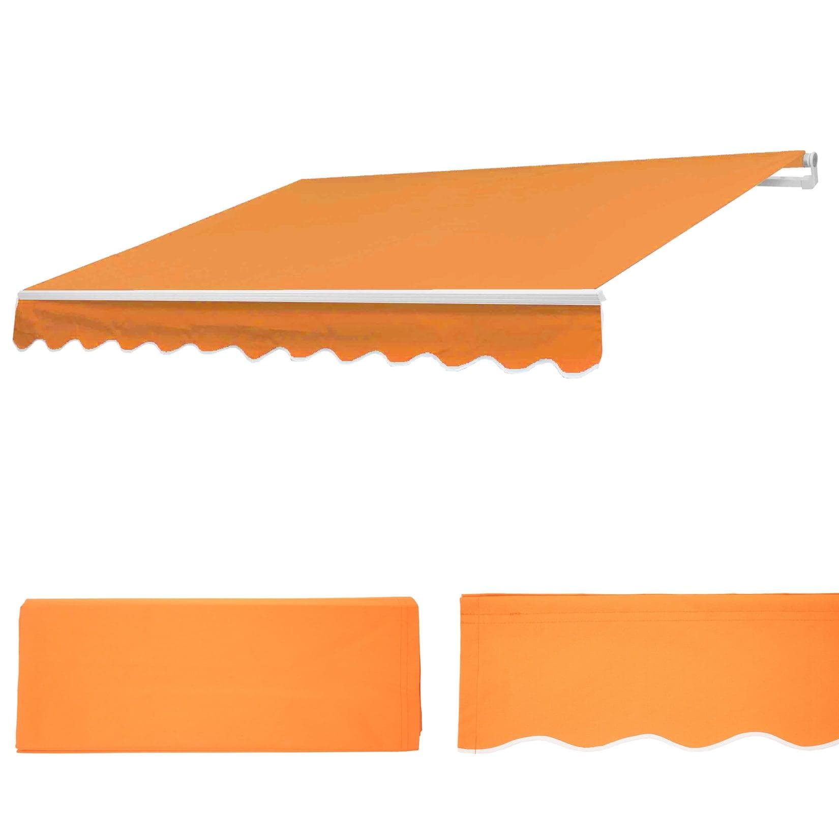 MCW Ersatz-Bezug für Markise H792, Gelenkarmmarkise Ersatzbezug Sonnenschutz, 5x3m Polyester Terracotta