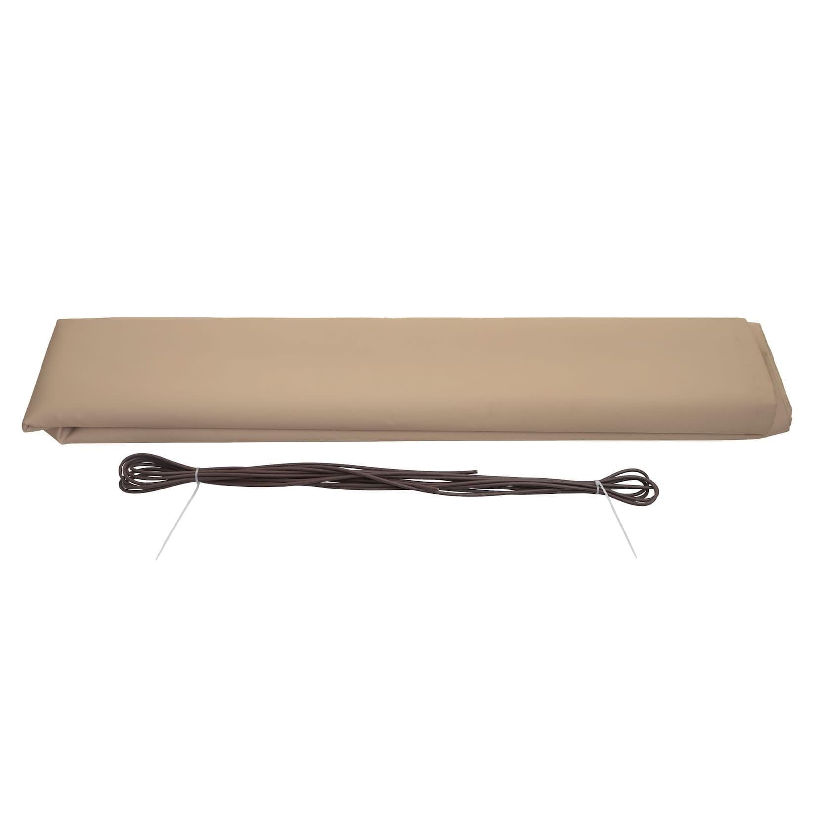Ersatz-Bezug für Markise MCW-H27 Vollkassette Sonnenschutz 6x3m Polyester Creme