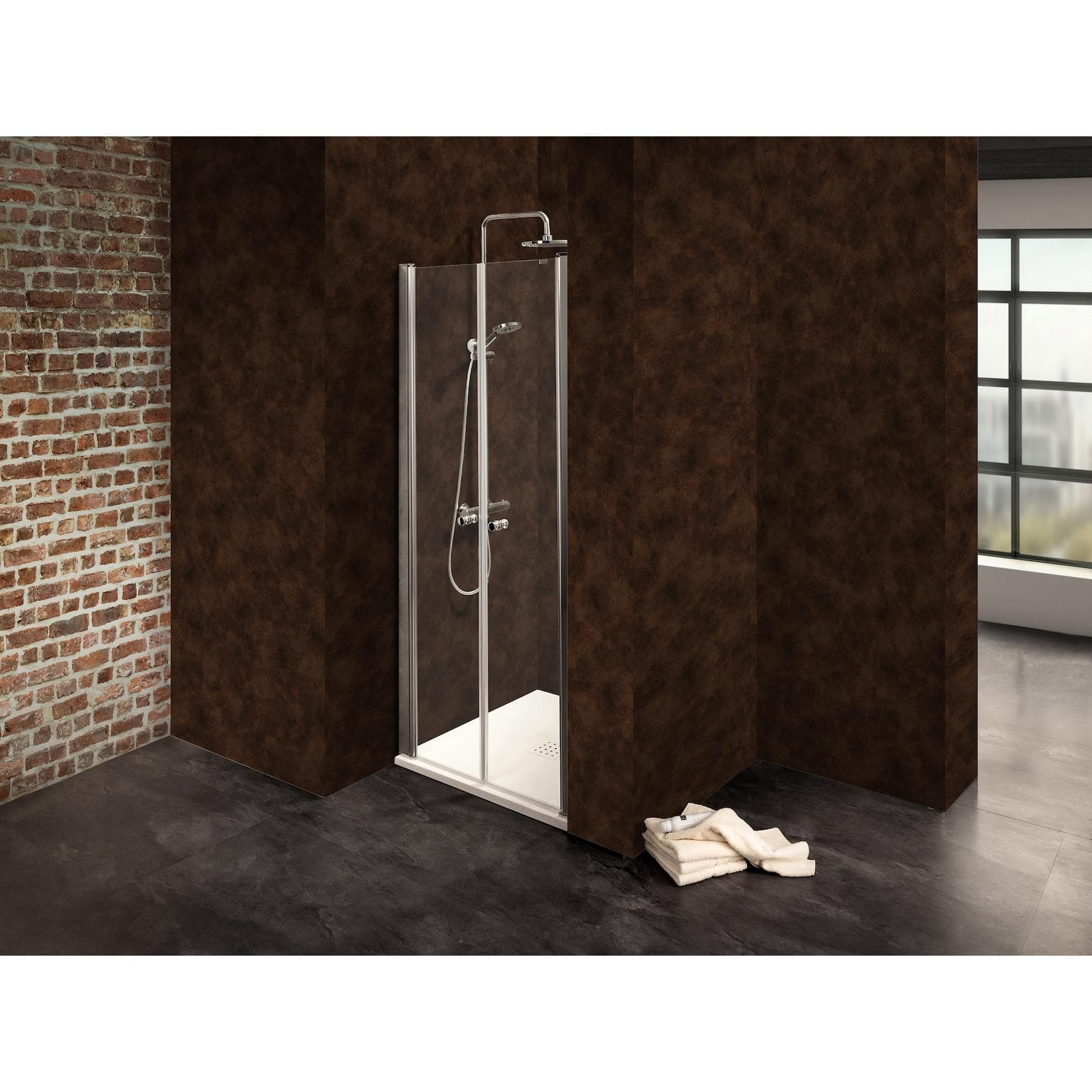 Dusbad Duschkabine Vital 2 Pendeltür 800mm