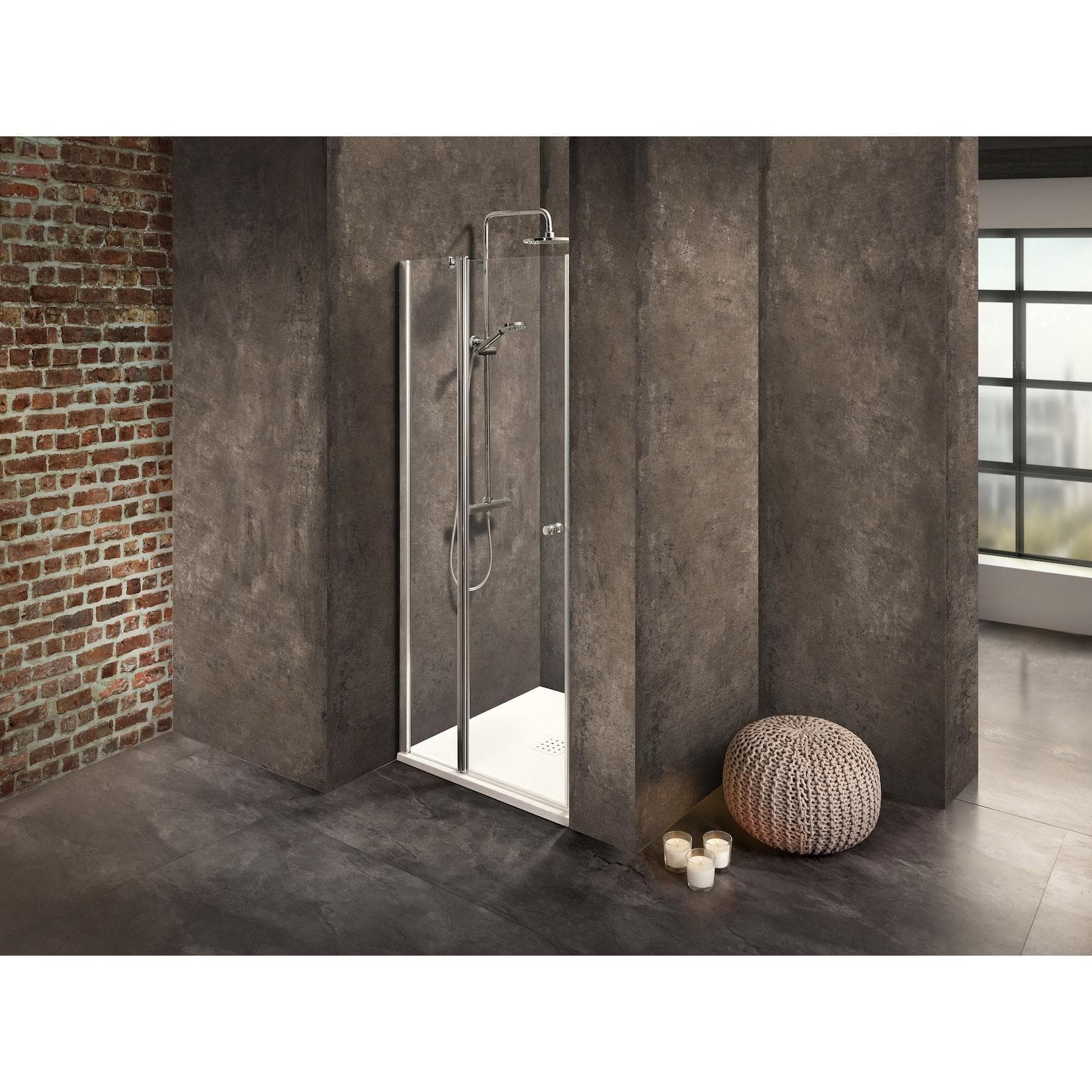 Duschkabine Dusbad Vital 2 Pendeltür 750mm