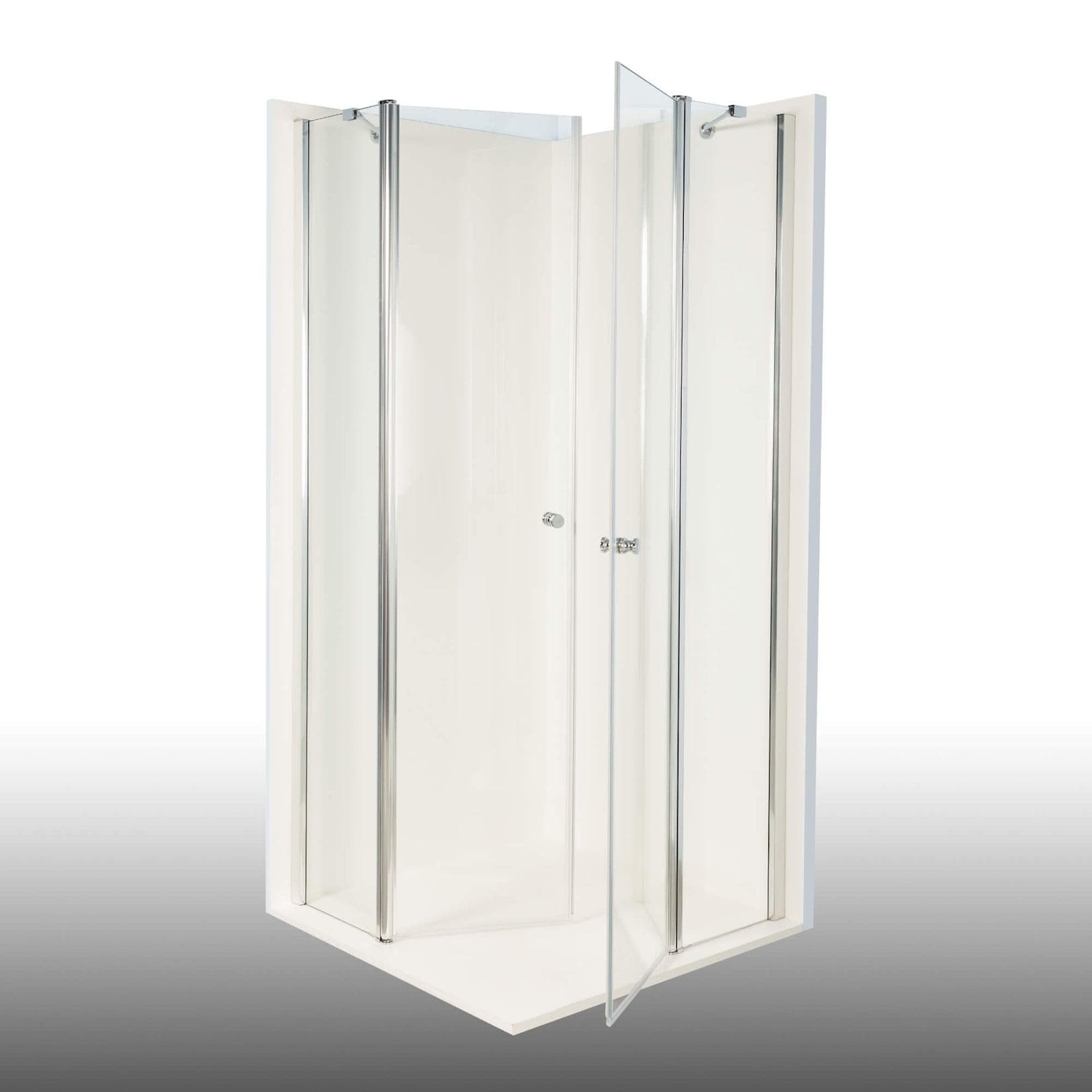 Dusbad Duschkabine Vital 2 Pendeltür Eckdusche