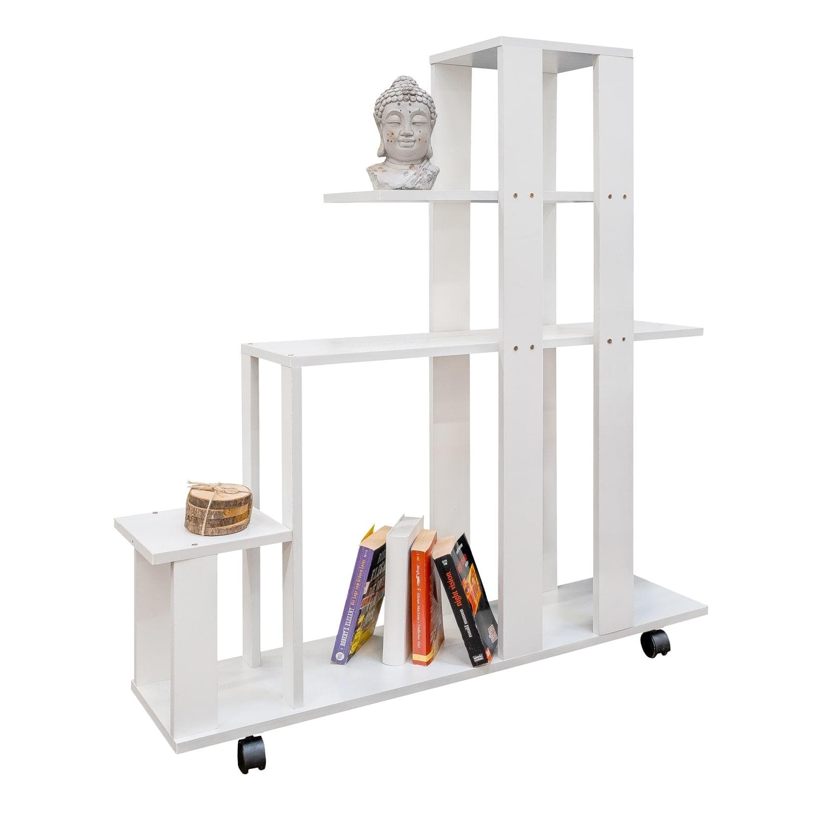 HTI-Living Stufenregal Olivia Raumteiler mit Rollen