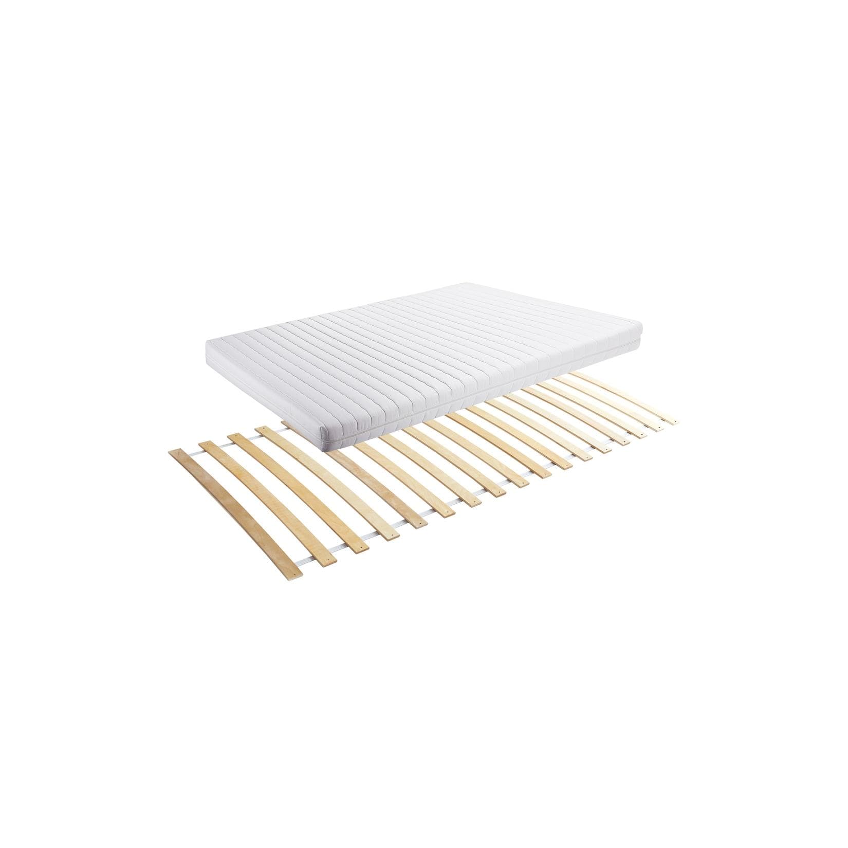 TiCAA Set Rollrost + Kindermatratze MedAllergen 90x200cm