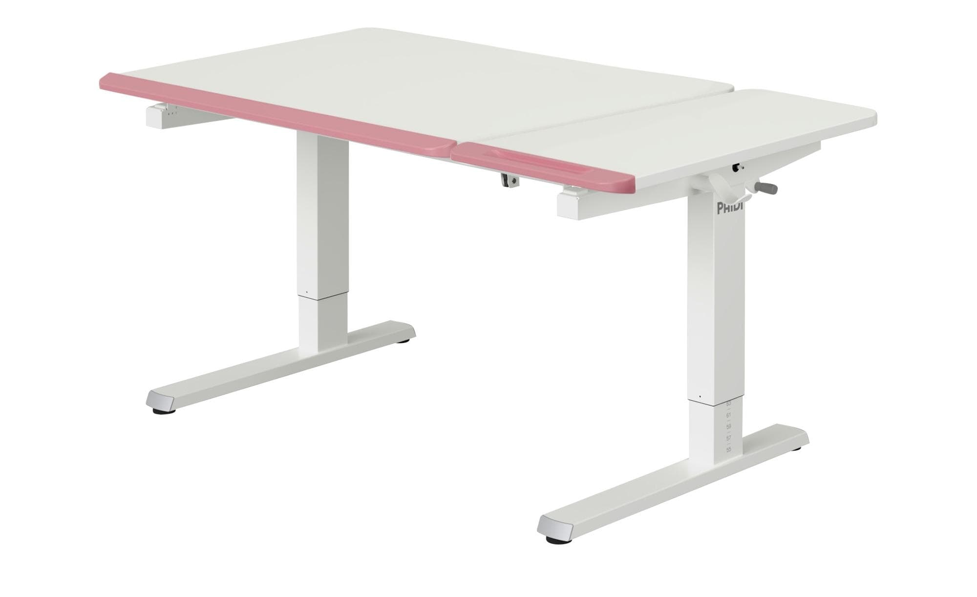 PAIDI Schreibtisch Teenio GT Weiß Höhenverstellbar