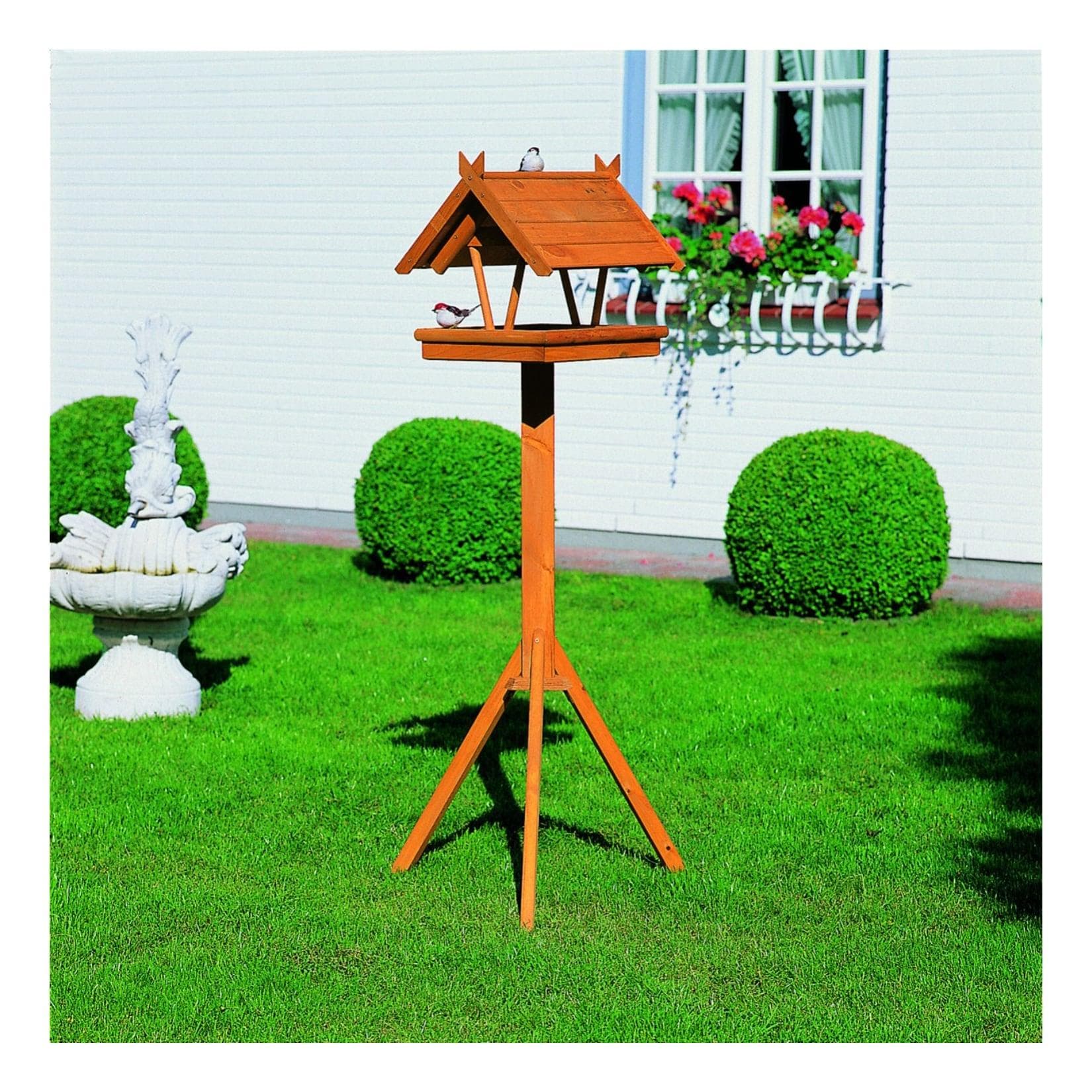 Promadino Vogelhaus Rhön mit Fußkreuzständer