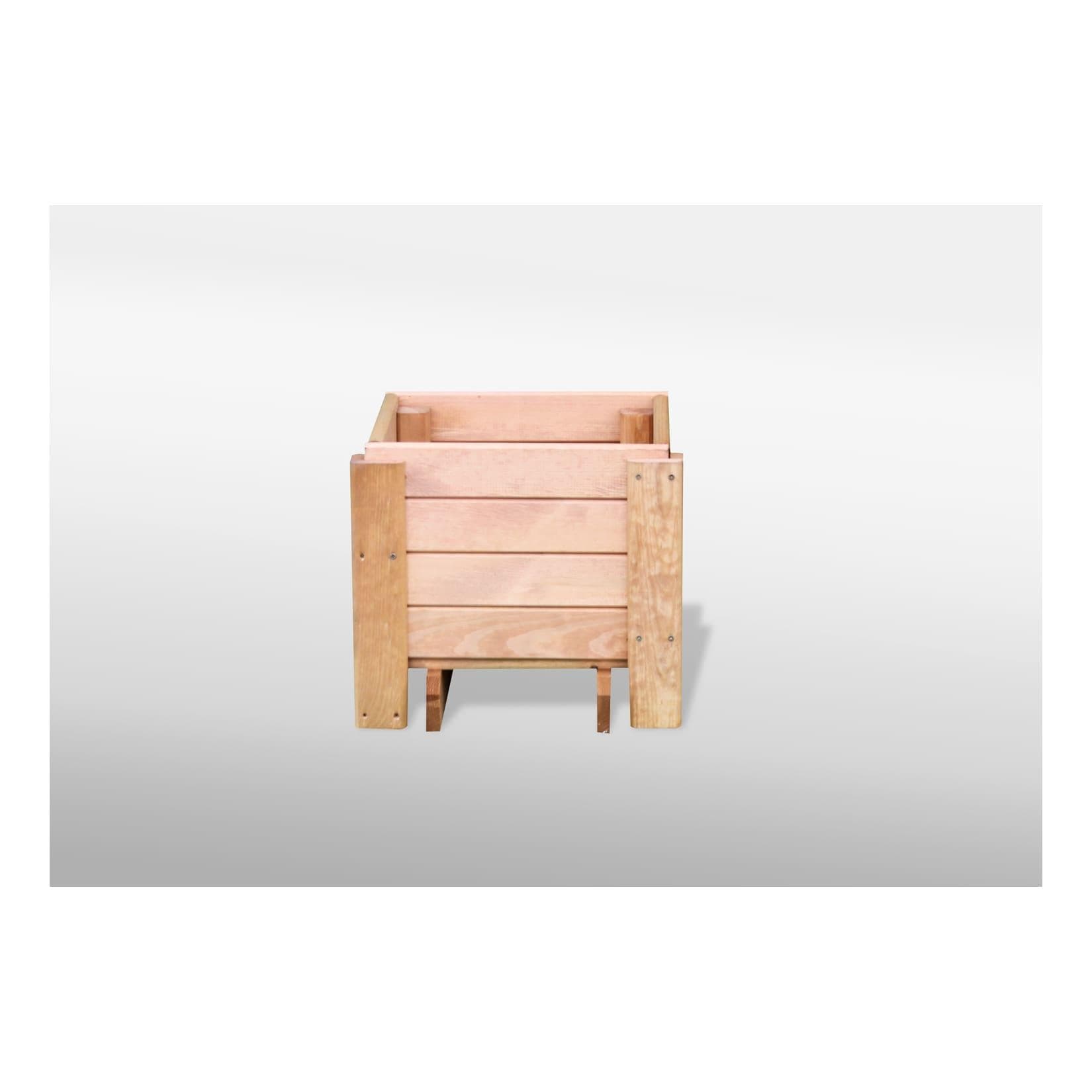 PROMADINO Pflanzkübel Romantica Honigbraun Holz