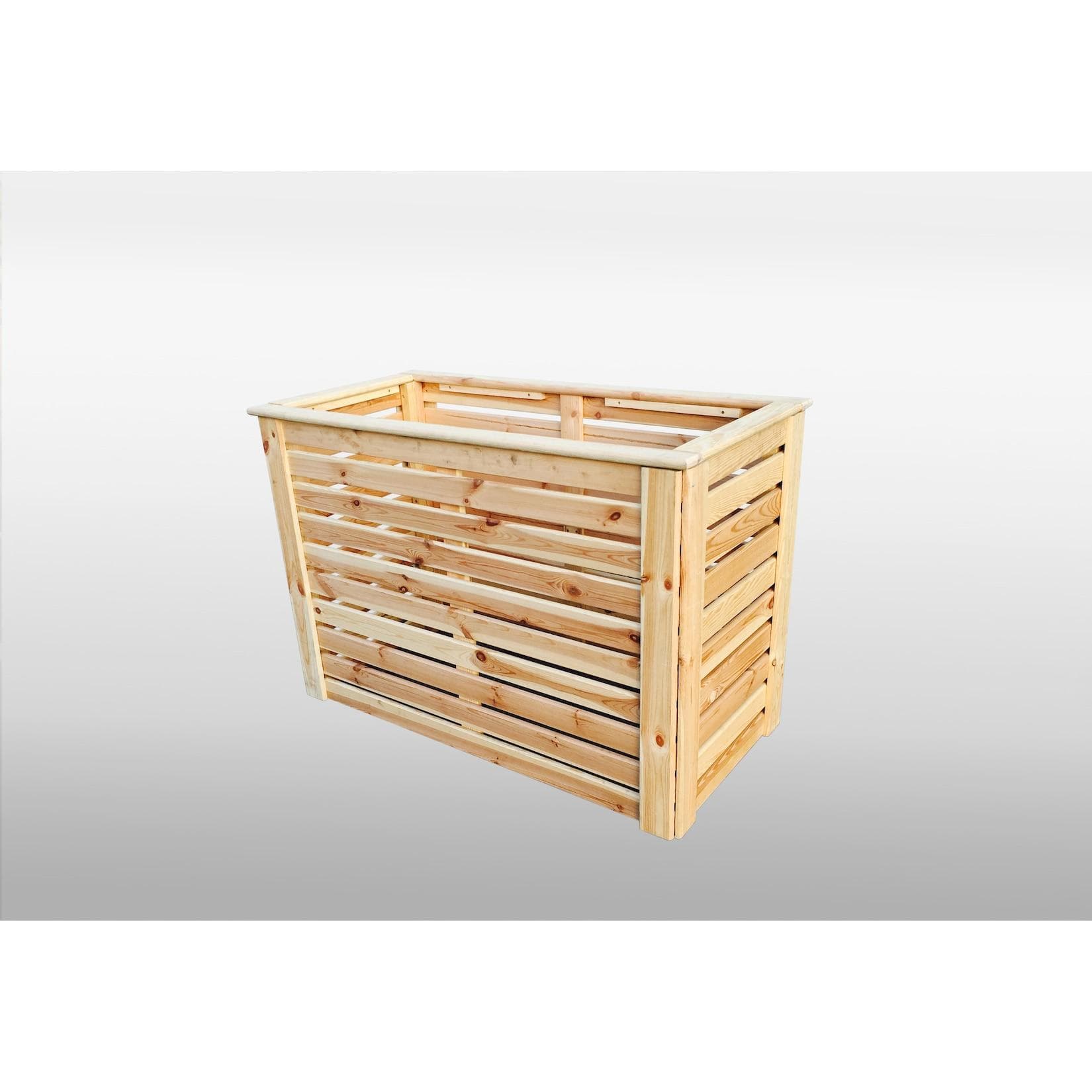 Modernes Hochbeet aus Kiefernholz