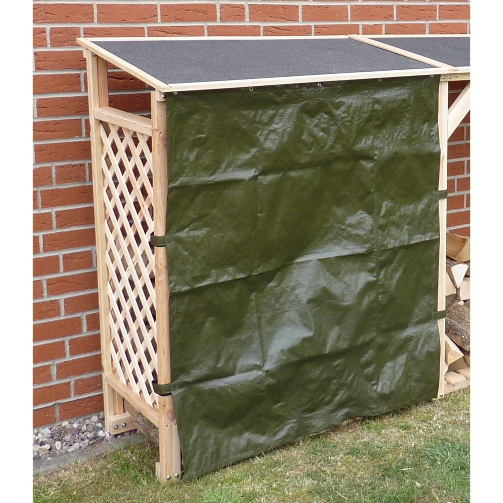 Promadino KH-Regal Erweiterung Natur mit Wetterschutz