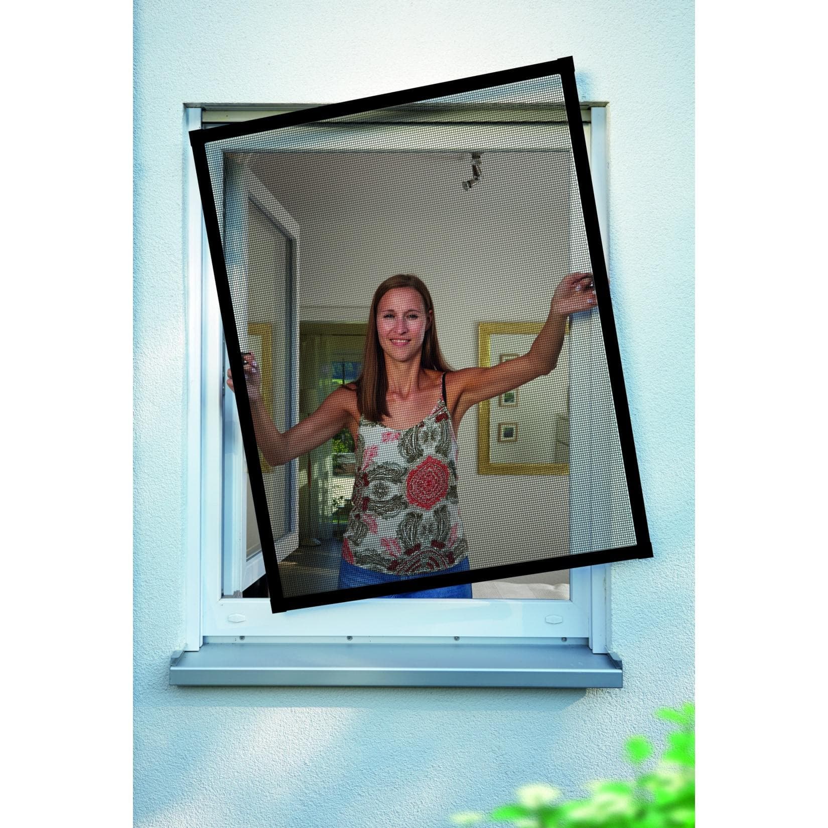 Schellenberg Insektenschutz-Fenster Plus Anthrazit 130x150 cm