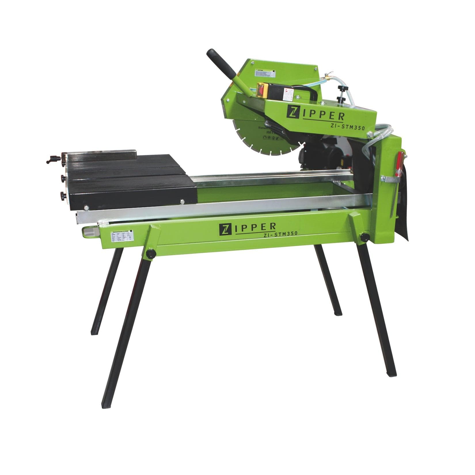 ZIPPER Steintrenner Grün mit zusammenklappbaren Füßen