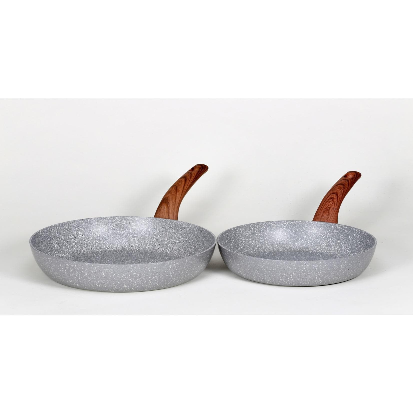 Pfannen-Set KRÜGER Nevada grau Antihaft Induktion 24/28 cm