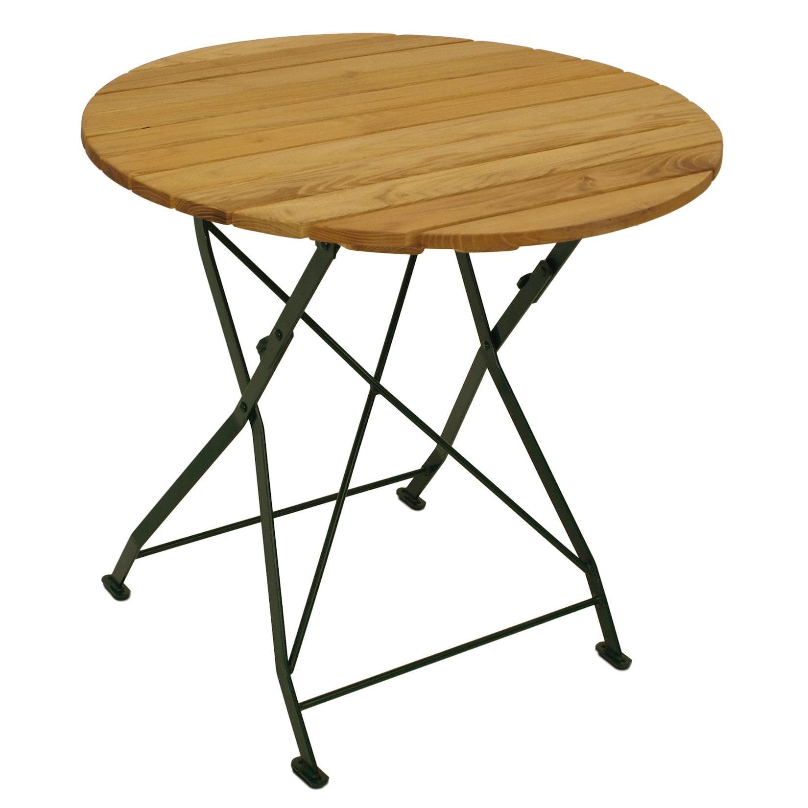 DEGAMO Klapptisch BAD TÖLZ Grün Robinie 77cm Rund