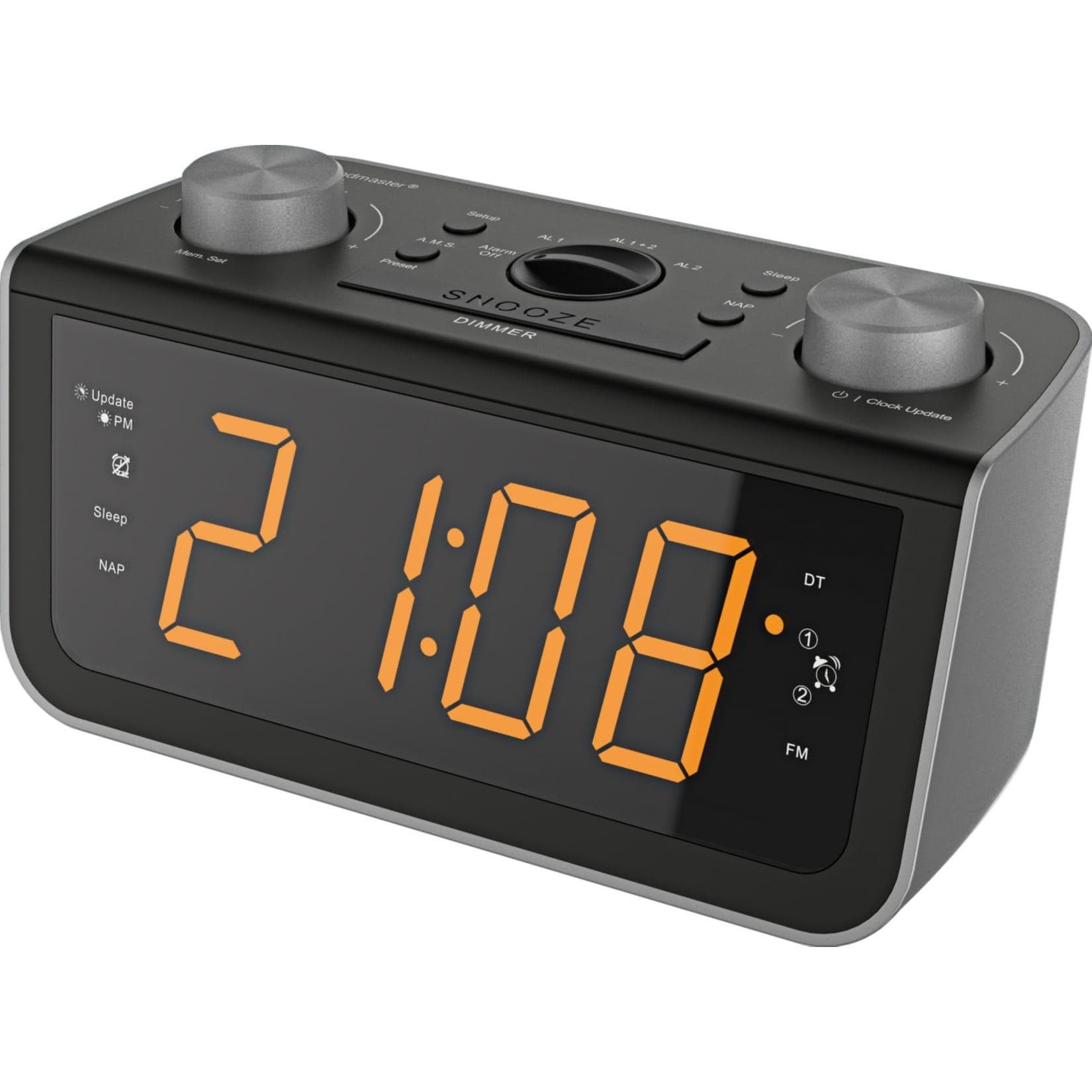 Soundmaster FUR5005 UKW PLL-Uhrenradio mit Jumbo Display